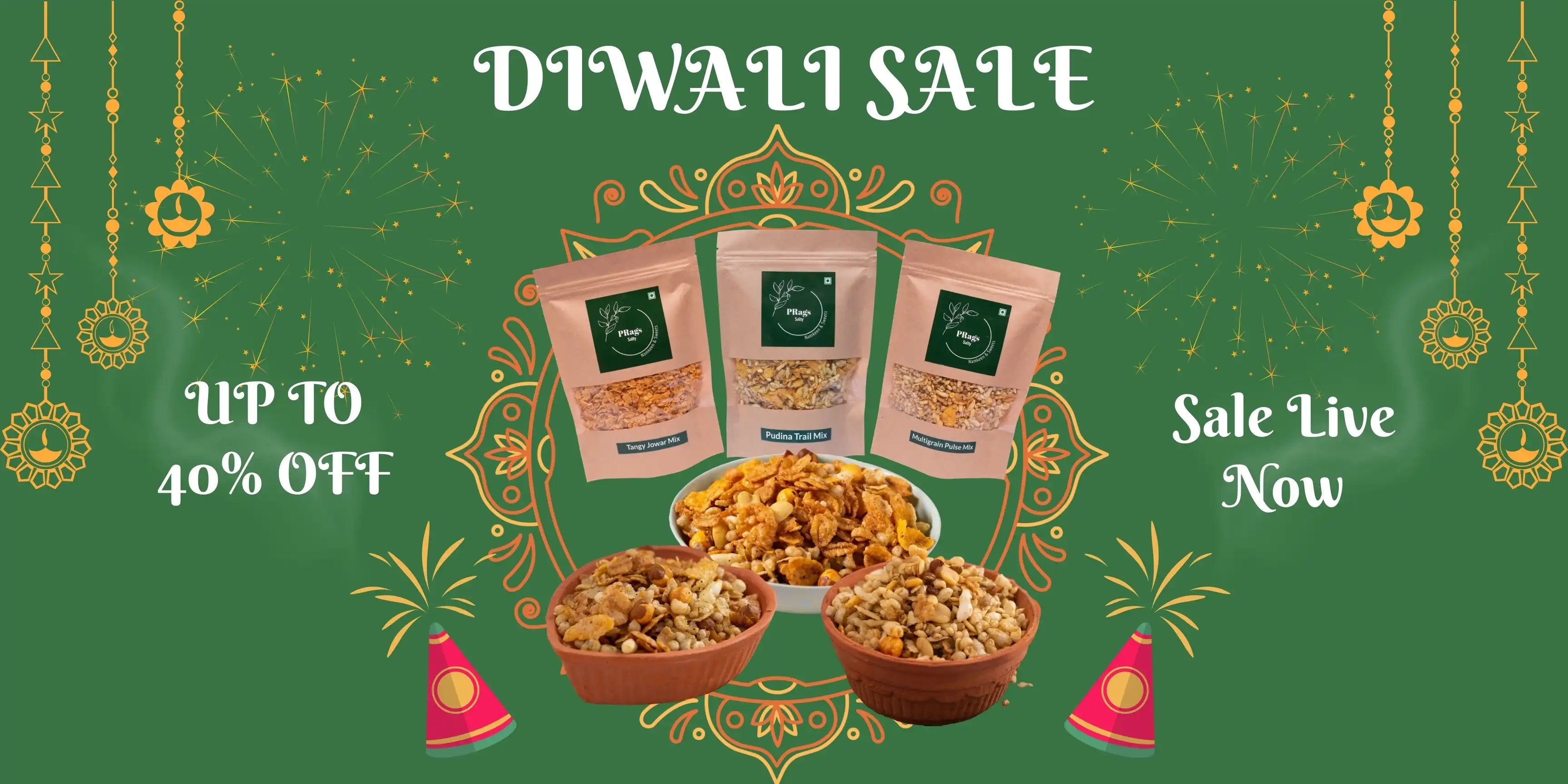 Diwali Sale up to 40% off - PRags Salty