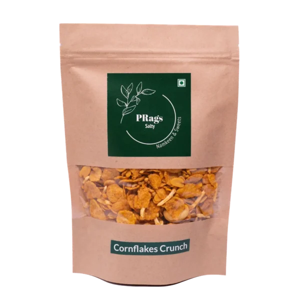 Cornflakes Crunch - roasted healthy snacks - pragssalty