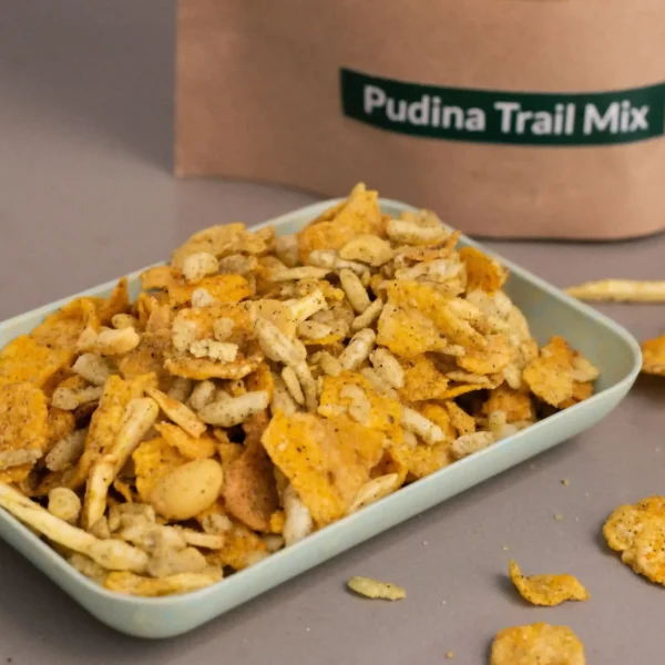 Pudina Trail Mix - roasted healthy snacks - pragssalty